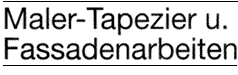 Schindler - Maler- Tapezier und Fassadenarbeiten